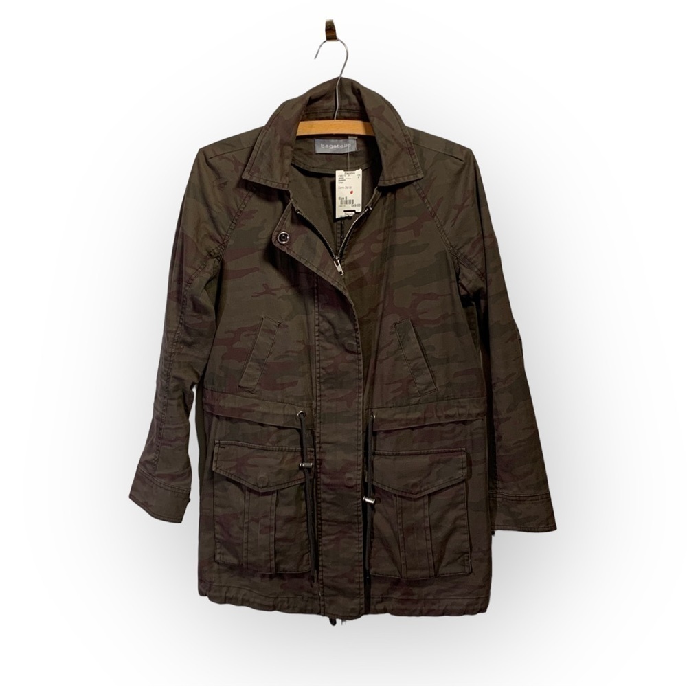 Bagatelle Camo Utility Jacket Size S NWT